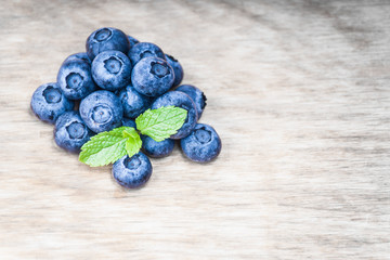 blueberry on wood
