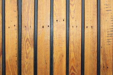 wooden texture with metal bars