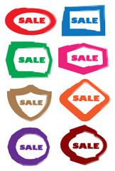 Sale ink stamp for business marketing and promotion
