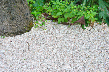 Natural gravel backrgound