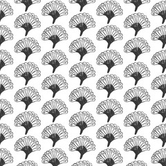 Seamless beauty floral patterns on white background