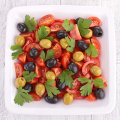 Obraz na płótnie Canvas tomato salad