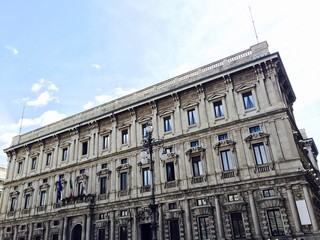 Naklejka premium Milano, Palazzo Marino