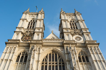 Fototapeta na wymiar Westminster Abbey in London.