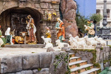 Nativity scene in Italy