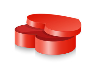 Valentine Gift Box Vector