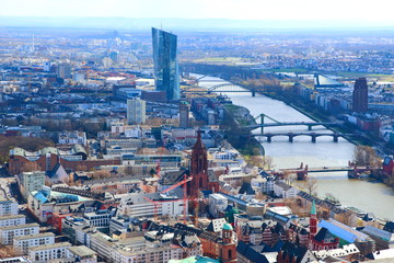 Frankfurt am Main, Blick vom Maintower (März 2015)