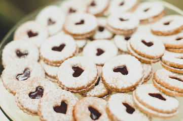 Cookies with Jam Heart