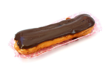 Eclair in a wrapper