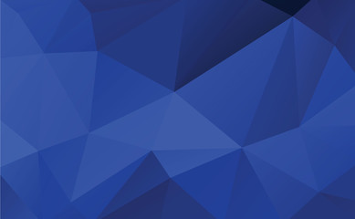 dark blue low poly background vector
