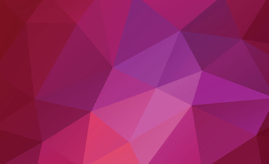 violet and red low poly background vector