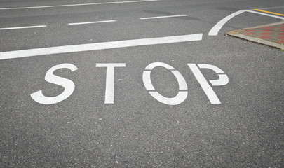 Obraz premium road stop