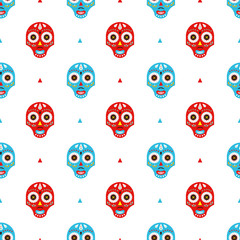 Mexican masks pattern