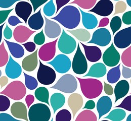 water drop seamless pattern