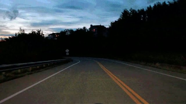 Night Road Time lapse
