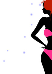 ファッション　女性　ビキニ