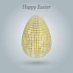 Happy Easter greeting banner.