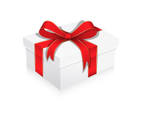 Birthday Gift Box Vector Illustration