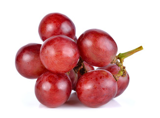 grapes isolated on over white background