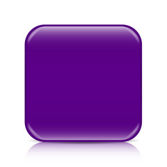 Purple blank button template with space for content