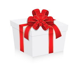 Birthday Gift Box Vector Illustration