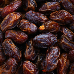 Dried dates closeup