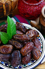 Dried dates in oriental style