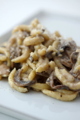 Spatzle con i funghi