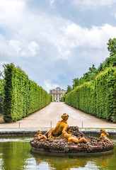 flora  fountain in Versailles Palace garden, France - 80784154