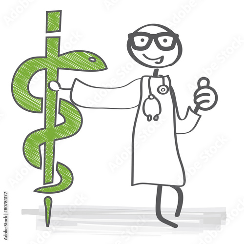 &quot;Arzt mit Äskulapstab&quot; Stockfotos und lizenzfreie Vektoren