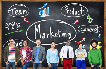 Marketing Strategy Team Business Commercial Advertising Concept