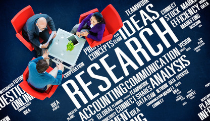 Research Data Facts Information Solutions Exploration Concept