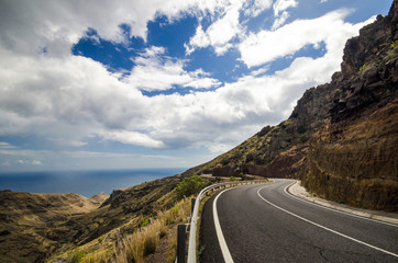 Kanaren: Straße auf La Gomera :)