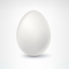 Egg, isolated on white background