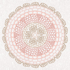 Elegant lacy doily