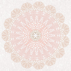 Elegant lacy doily
