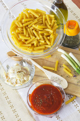 Italian ingredients.