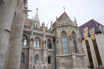 Naklejka premium Matthias Church in Budapest