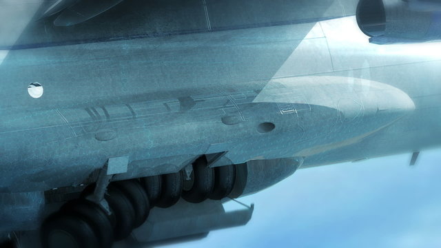 Raising the undercarriage