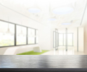 Table Top And Blur Office of Background