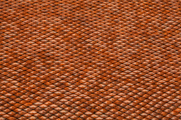 Dach in Form von Drachenschuppen