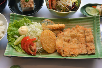 Tonkatsu set lunch