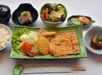 Tonkatsu set lunch
