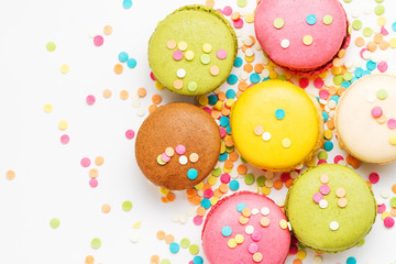 Colorful macaroons