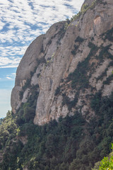 View of Montserrat mountains, Catalonia, Spain.