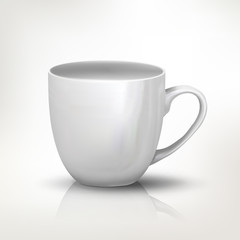 Clear tea cup illustration