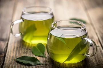 Foto auf Acrylglas Tee Grüner Tee