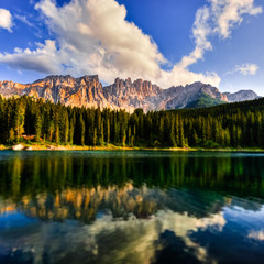 Alpine Lake in Summer