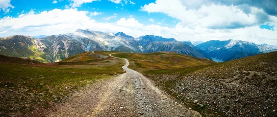 Foto op Canvas Road in the Alps © The Pink Panda