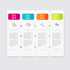 Vector colorful info graphics for your business presentations.